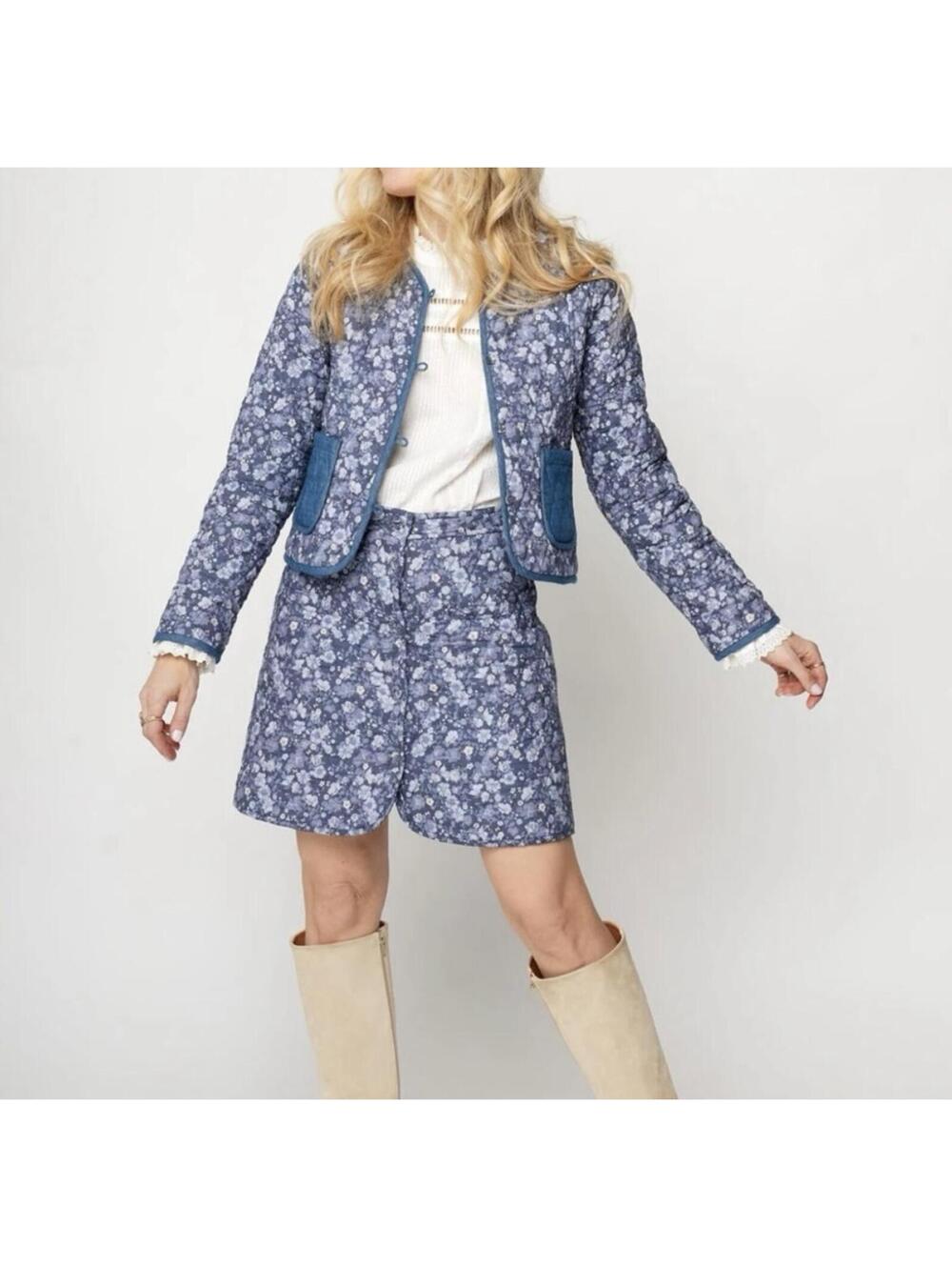 Ophelia & Indigo x The New York Stylist Jacket Skirt Set